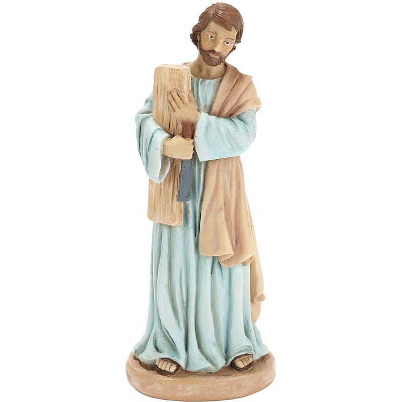 Dicksons St. Joseph The Worker 4 x 2 inch Resin Stone Table Top Figurine - Image 1